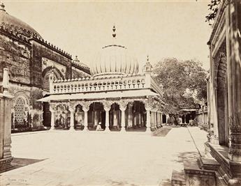 SAMUEL BOURNE (1834-1912) A group of 17 photographs depicting historical landmarks in Delhi. 1860s.